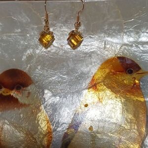 November birthstone earrings